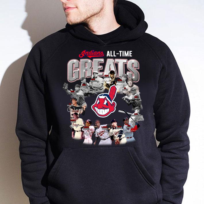 Cleveland Indians all time greats legends all signature t-shirt hoodie