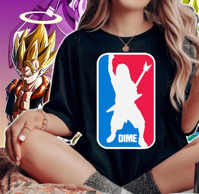 Official Dimebag Darrell NBA Logo DIME t-shirt woman shirt