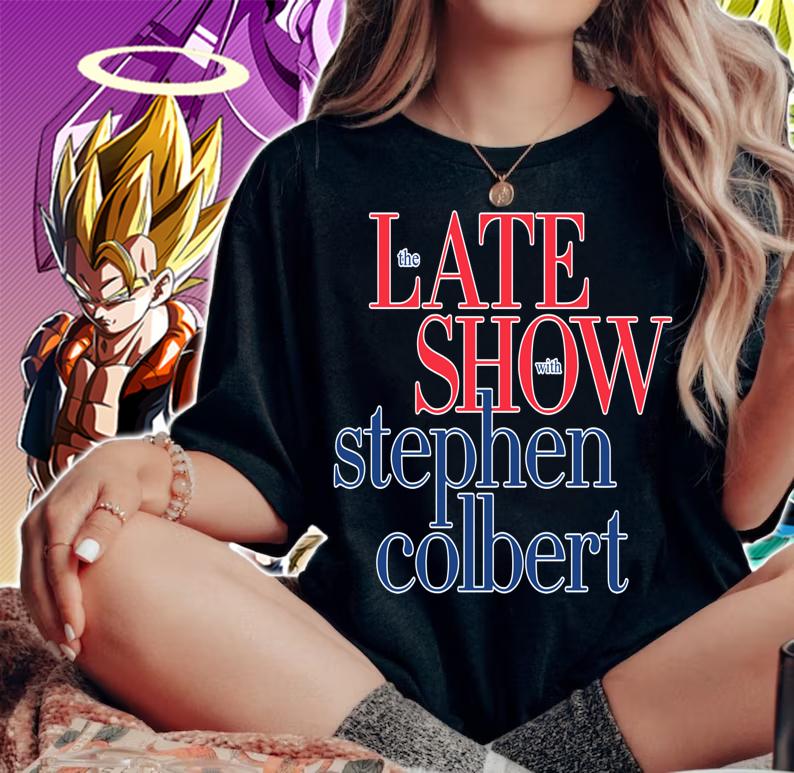 Stephen Colbert The Late show t-shirt woman shirt