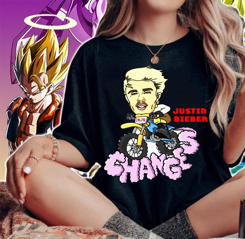 Justin Bieber Changes Motocross Doodle t-shirt woman shirt