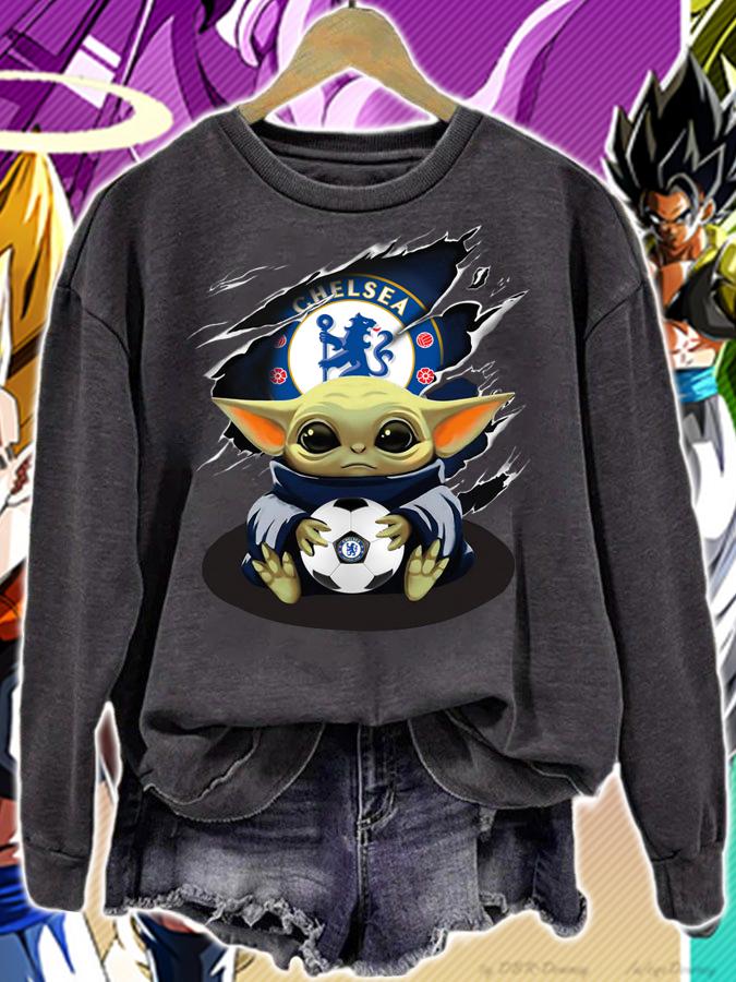 Official Star Wars Baby Yoda Blood Inside Chelsea t-shirt sweatshirt
