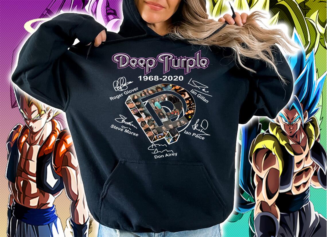 Top Deep Purple 1968 2020 Signatures t-shirt hoodie
