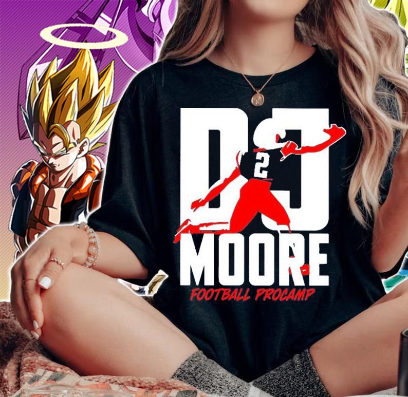 DJ Moore Football Procamp Chicago Bears t-shirt woman shirt