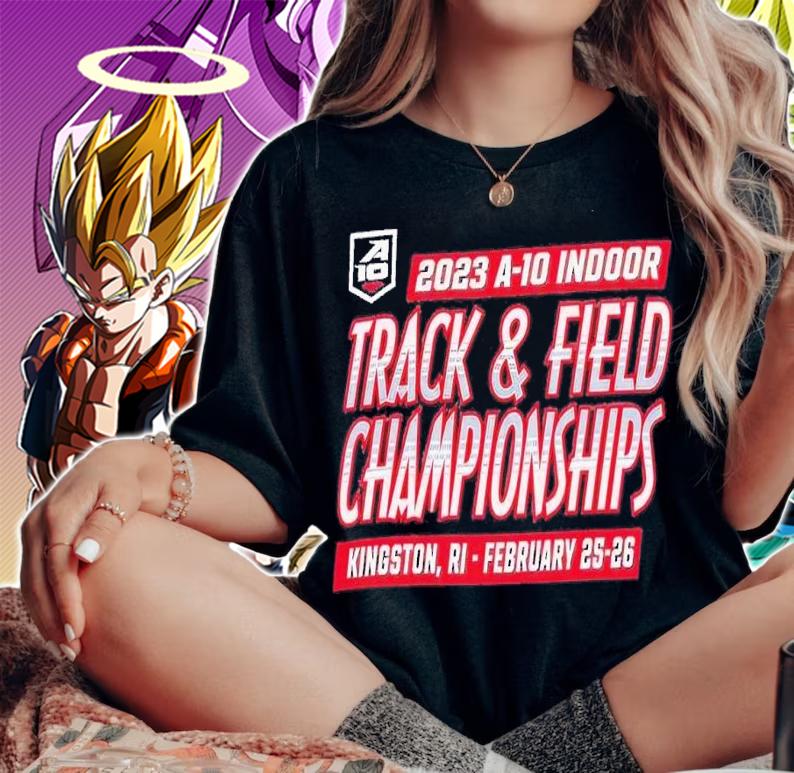 2023 A-10 Indoor track and field Championships Kingston RI shirt t-shirt woman shirt