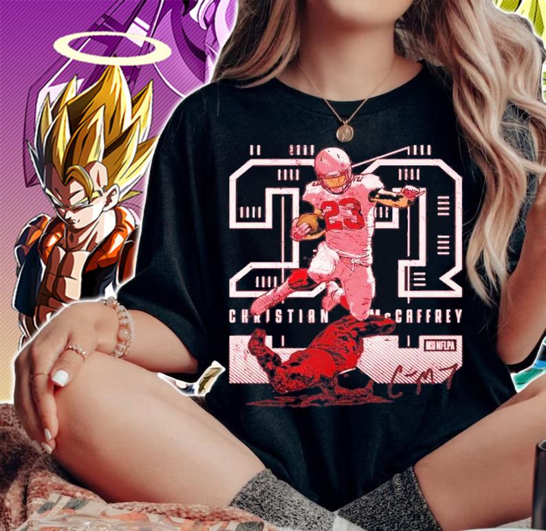 Christian McCaffrey San Francisco Future Football Shirt t-shirt woman shirt