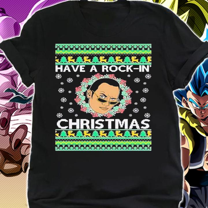 Have A Rockin' Christmas Funny Ugly Christmas shirt t-shirt shirt