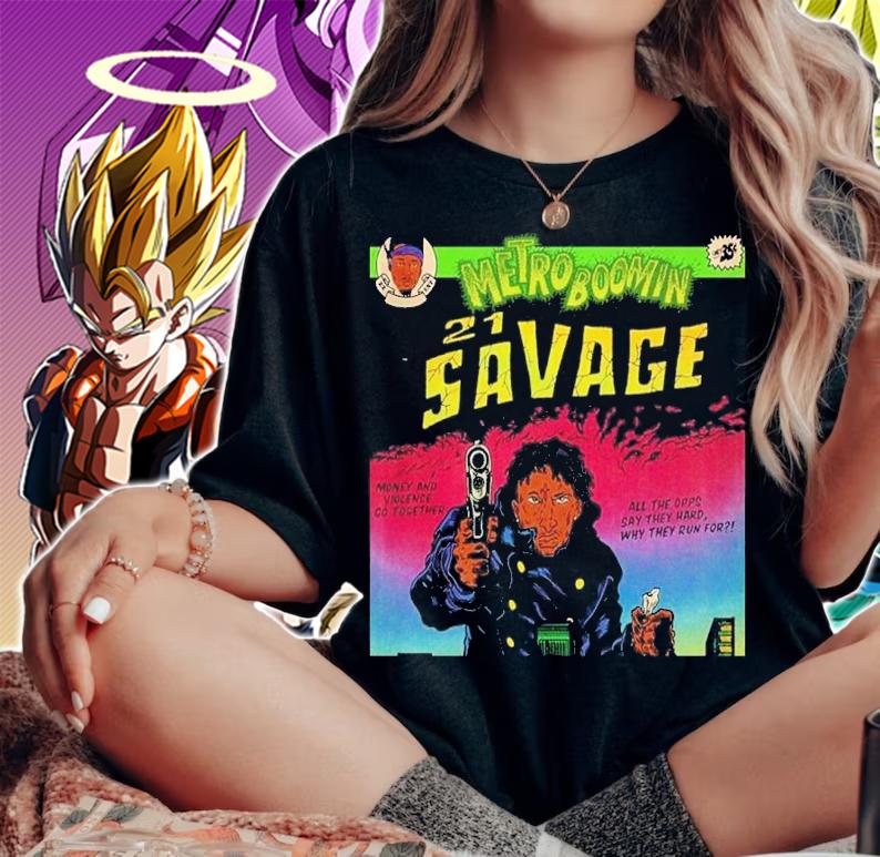 Heroes And Villains Metro Boomin 21 Savage Shirt t-shirt woman shirt
