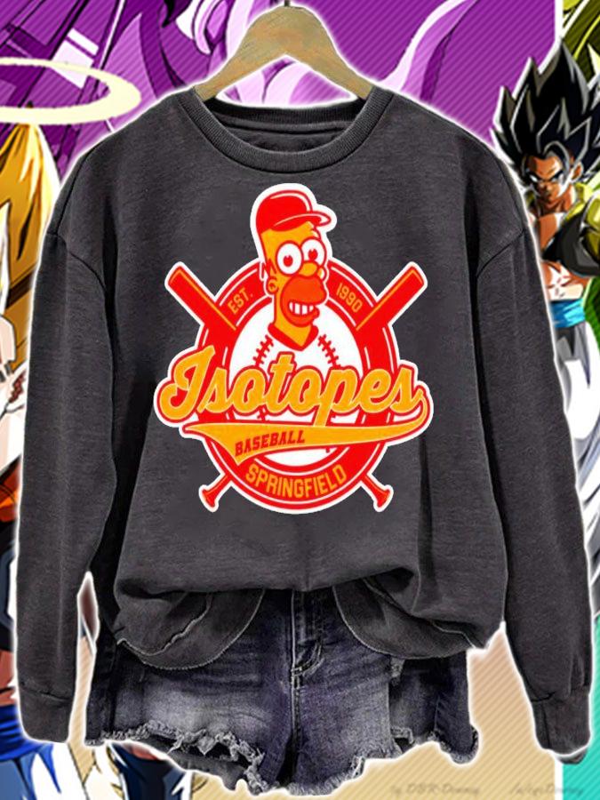 Homer Simpson Isotopes Baseball Springfield Est 1990 Shirt t-shirt sweatshirt