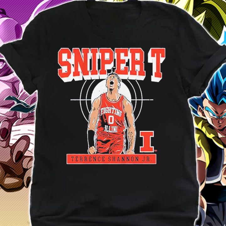 Illinois Basketball Terrence Shannon Jr. Sniper Shirt t-shirt shirt