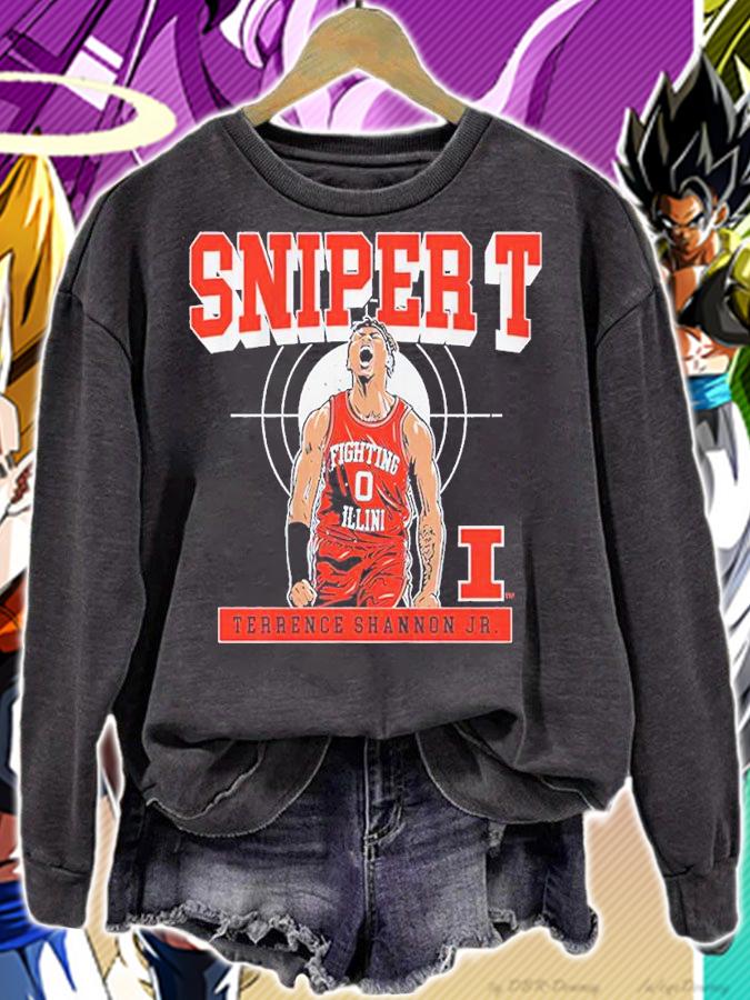 Illinois Basketball Terrence Shannon Jr. Sniper Shirt t-shirt sweatshirt