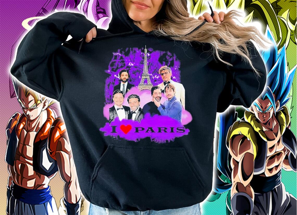 I love Paris Pedro Pascal shirt t-shirt hoodie