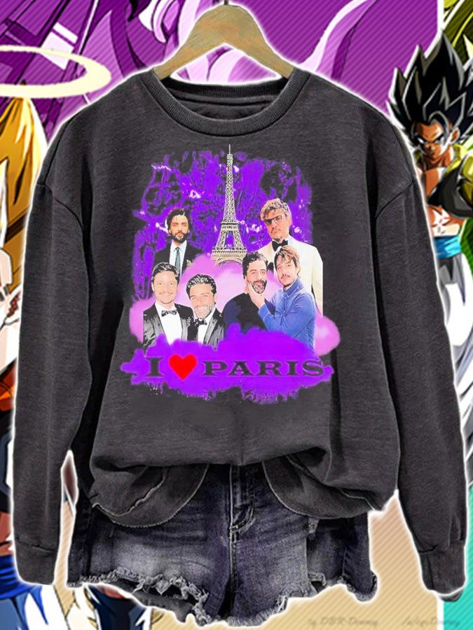 I love Paris Pedro Pascal shirt t-shirt sweatshirt