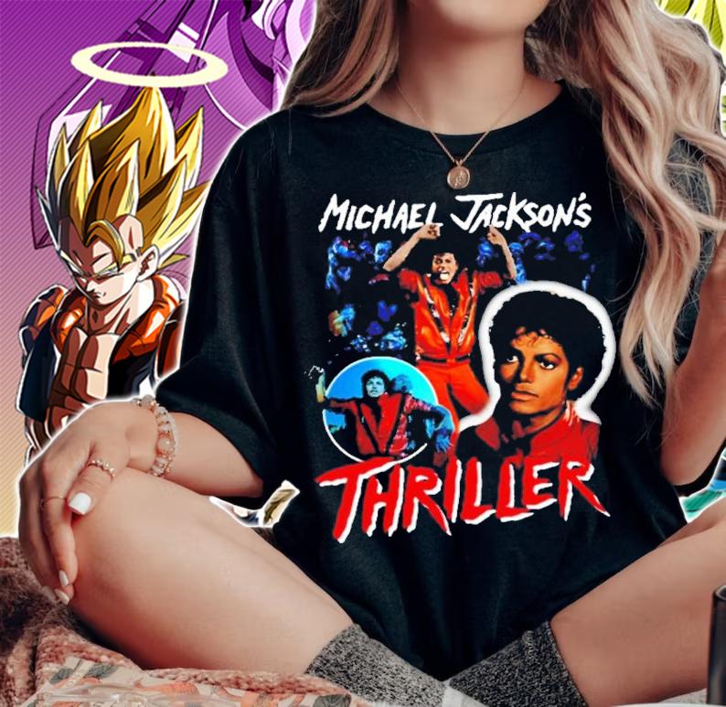 Michael Jackson Thriller Video Art Shirt t-shirt woman shirt