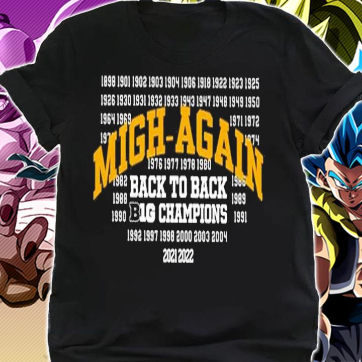 Migh Again Back To Back Big Champions 2021-2022 Shirt t-shirt shirt
