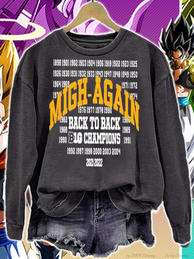 Migh Again Back To Back Big Champions 2021-2022 Shirt t-shirt sweatshirt