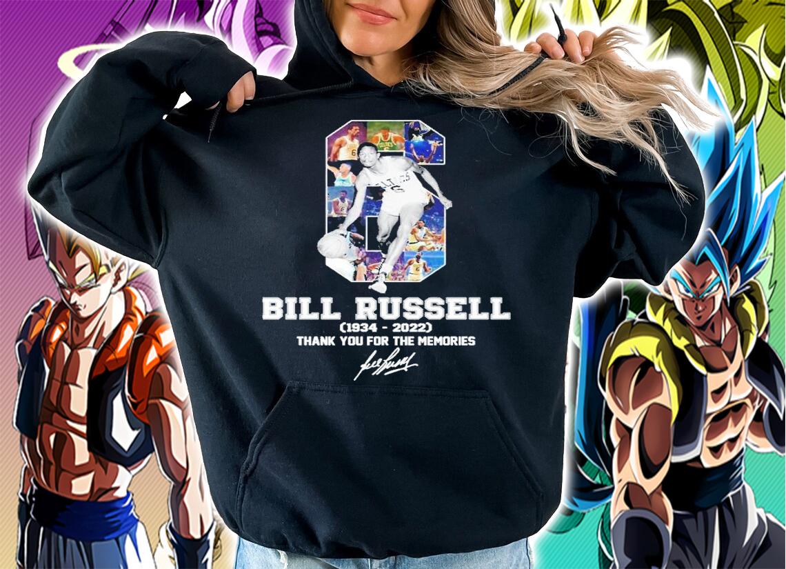 Bill Russell 1934 2022 thank you for the memories signature shirt t-shirt