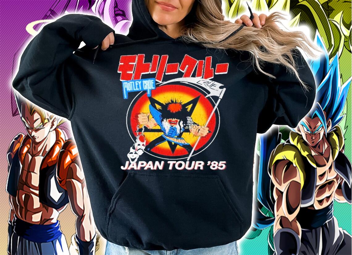 Motley Crue Allister Japan '85 shirt t-shirt