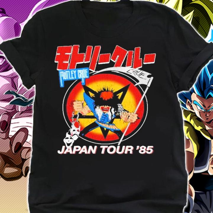 Motley Crue Allister Japan '85 shirt t-shirt