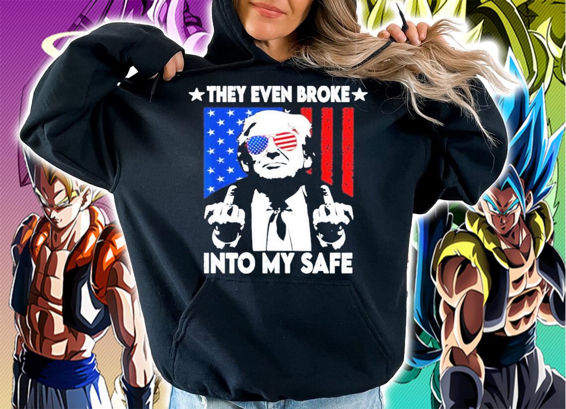 US Flag Glasses They Even Broke Into My Safe Trump Shirt t-shirt hoodie