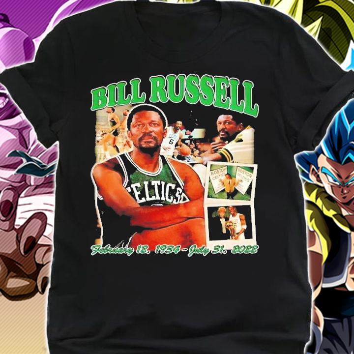 Bill Russell Tribute vintage shirt t-shirt