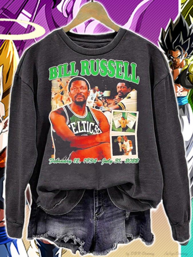 Bill Russell Tribute vintage shirt t-shirt