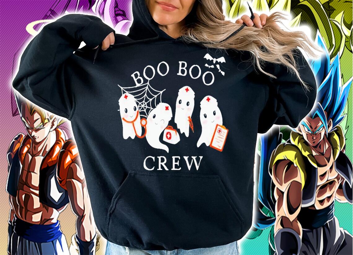 Boo Boo Crew Funny Nurse Halloween Cute Ghost T-Shirt t-shirt hoodie