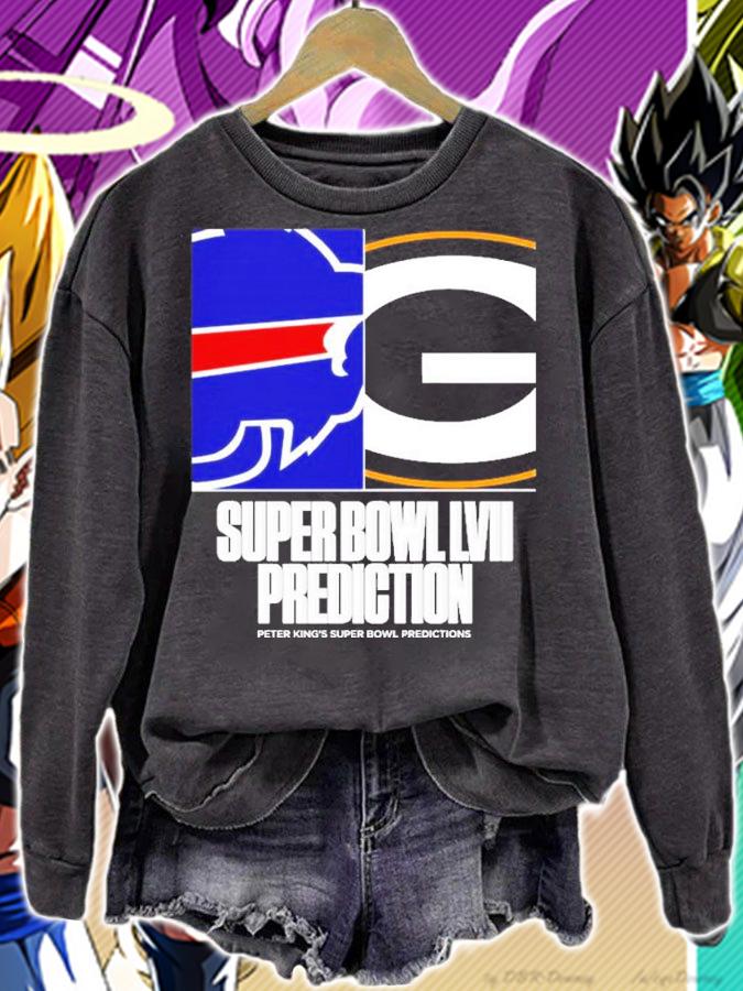 Buffalo Bills Vs Green Bay Packers Super Bowl LVII Prediction Shirt t-shirt