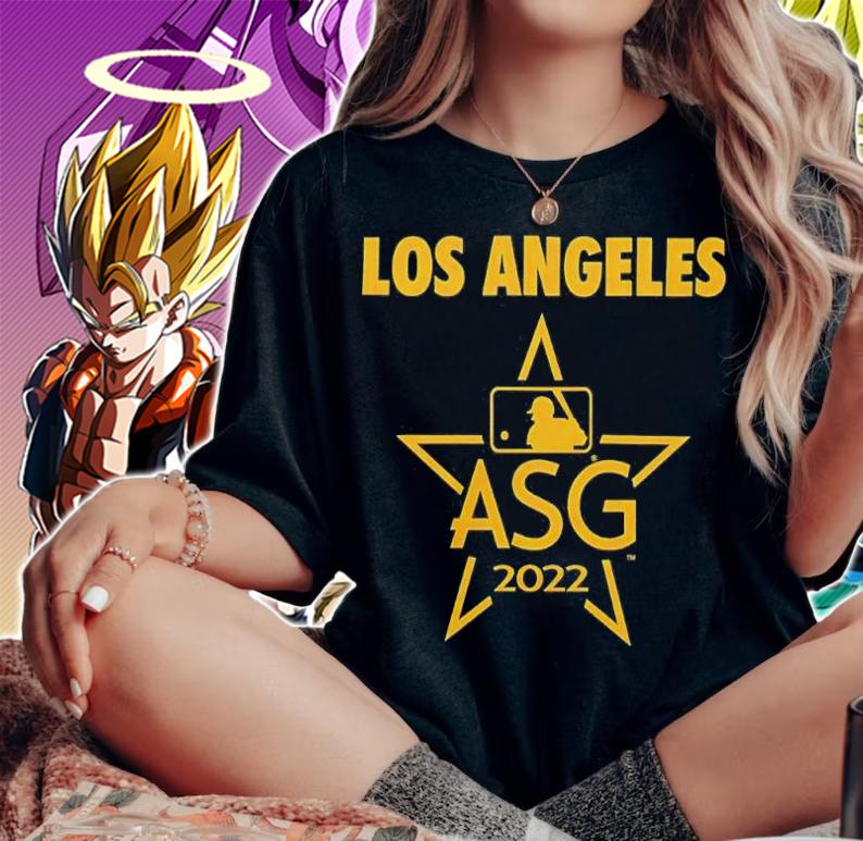Los Angeles MLB All-Star Game 2022 T-Shirt Black t-shirt woman shirt