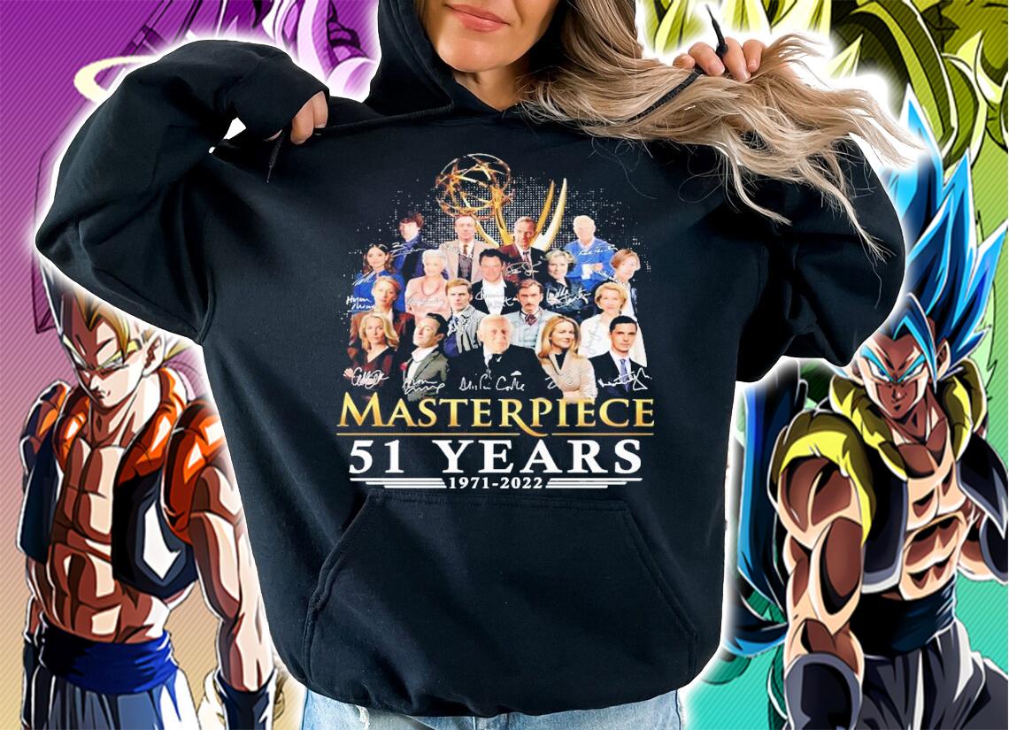 Master Piece 51 years 1971 2022 signatures shirt t-shirt hoodie