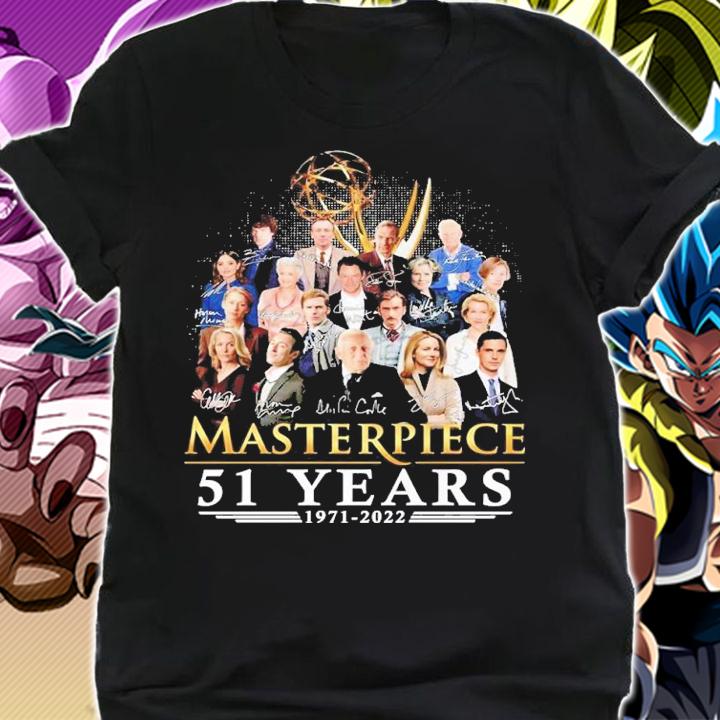 Master Piece 51 years 1971 2022 signatures shirt t-shirt shirt