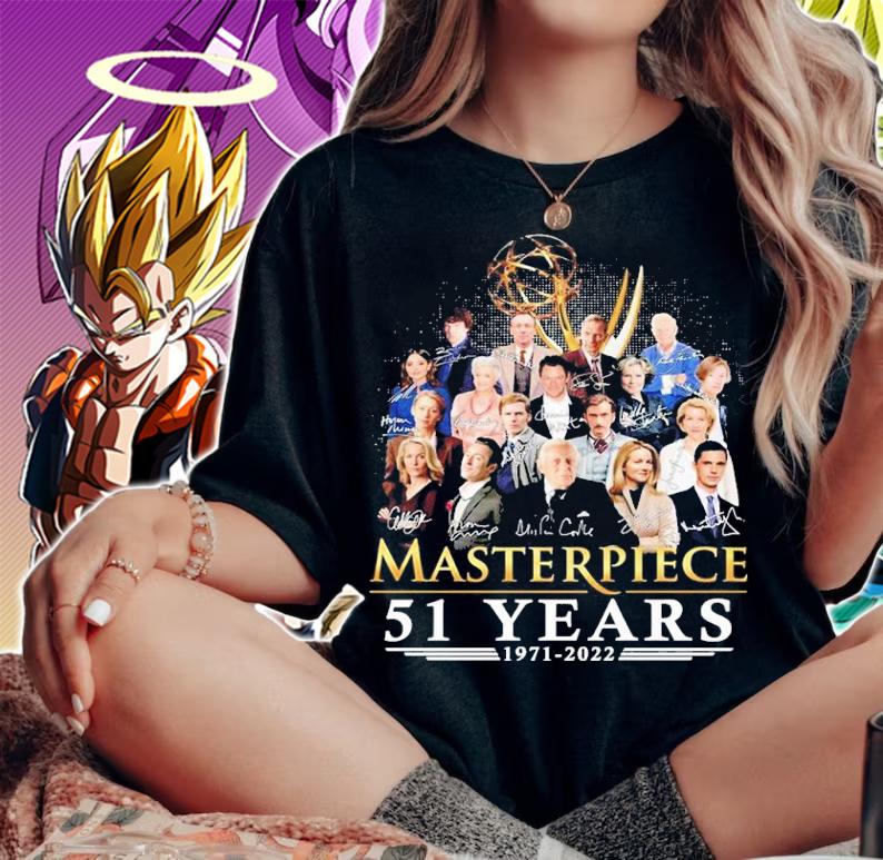 Master Piece 51 years 1971 2022 signatures shirt t-shirt woman shirt