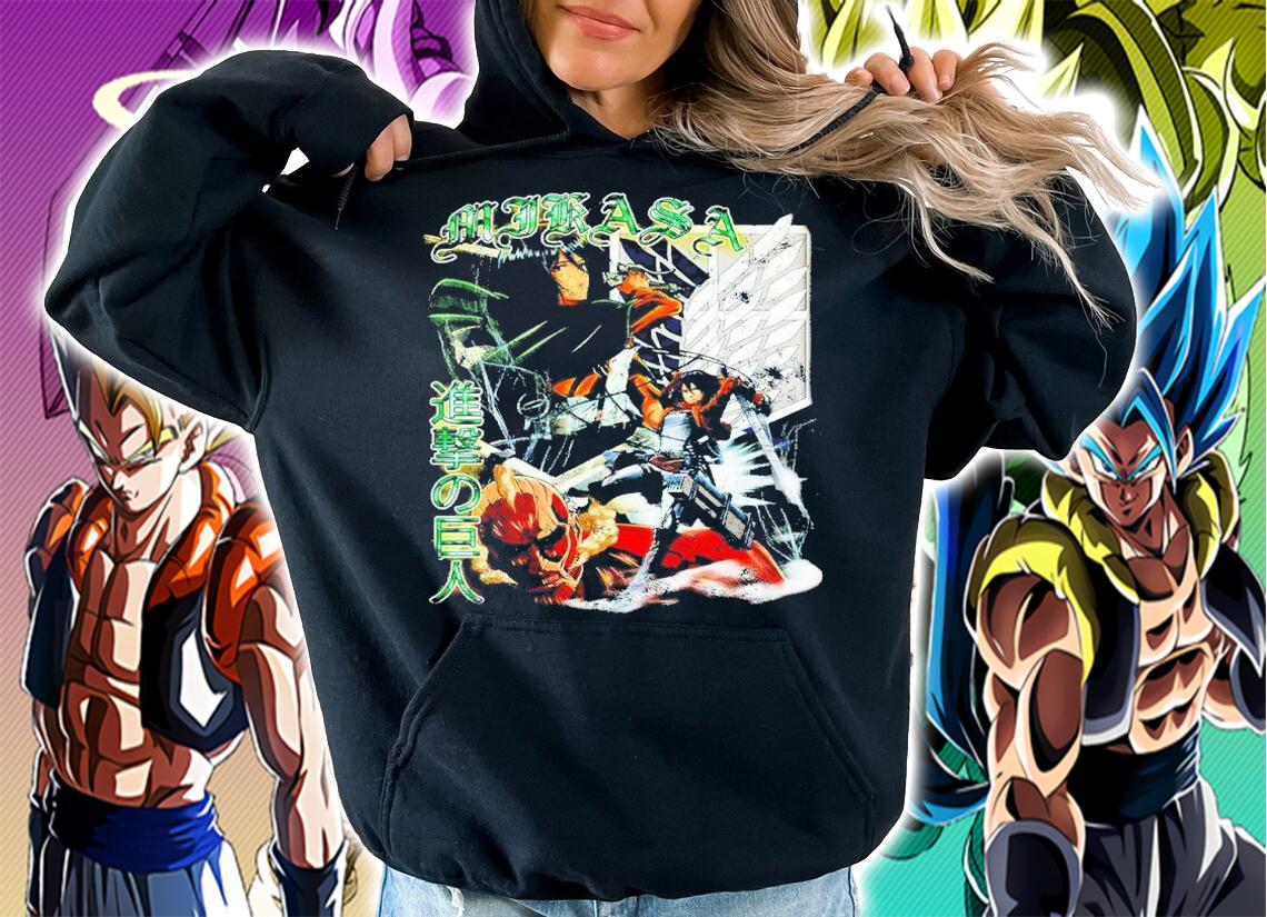 Mikasa Attack On Titan Mikasa Ackerman Combat Suit Season 4 Attack On Titan Shirt t-shirt