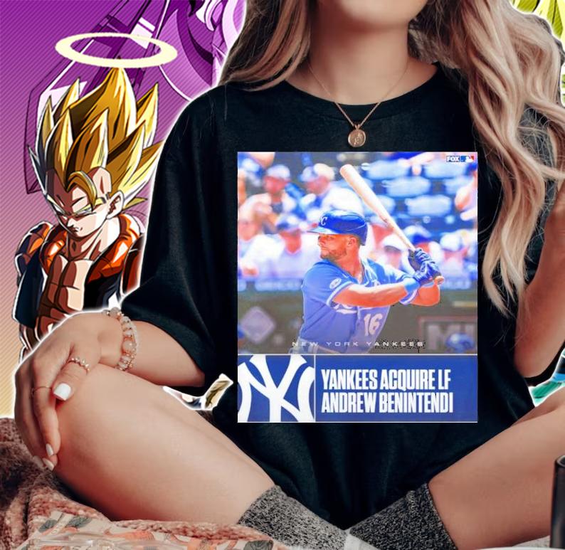 New York Yankees Acquired Of Andrew Benintendi Shirt t-shirt