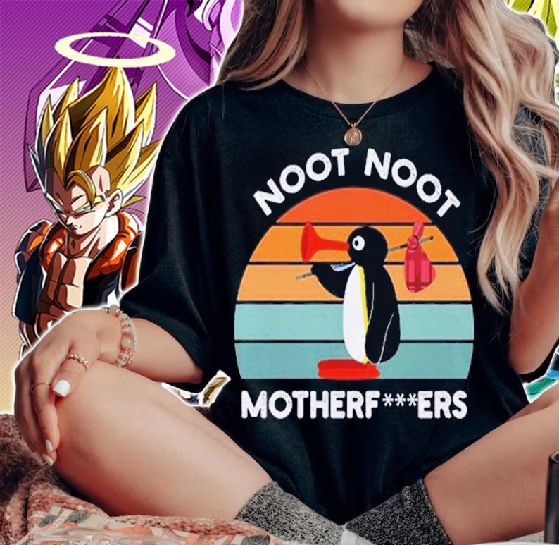 Noot Noot Mother Fuckers Pingu Vintage Shirt t-shirt