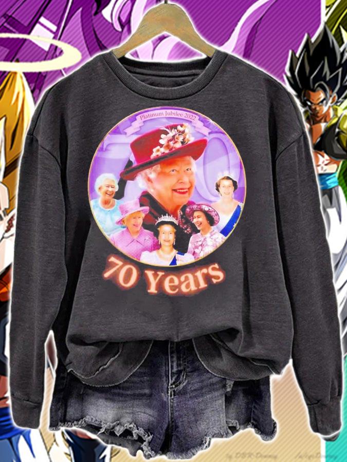Queens Elizabeth Platinum Jubilee 70 Years Bank Holiday Shirt t-shirt