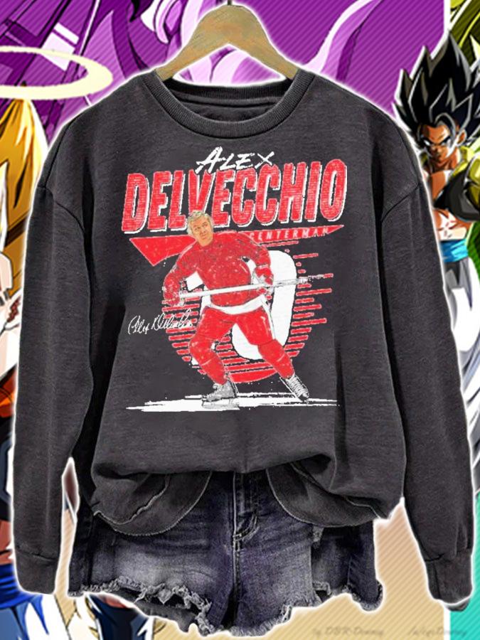 Alex Delvecchio Detroit Comet Hockey Shirt t-shirt