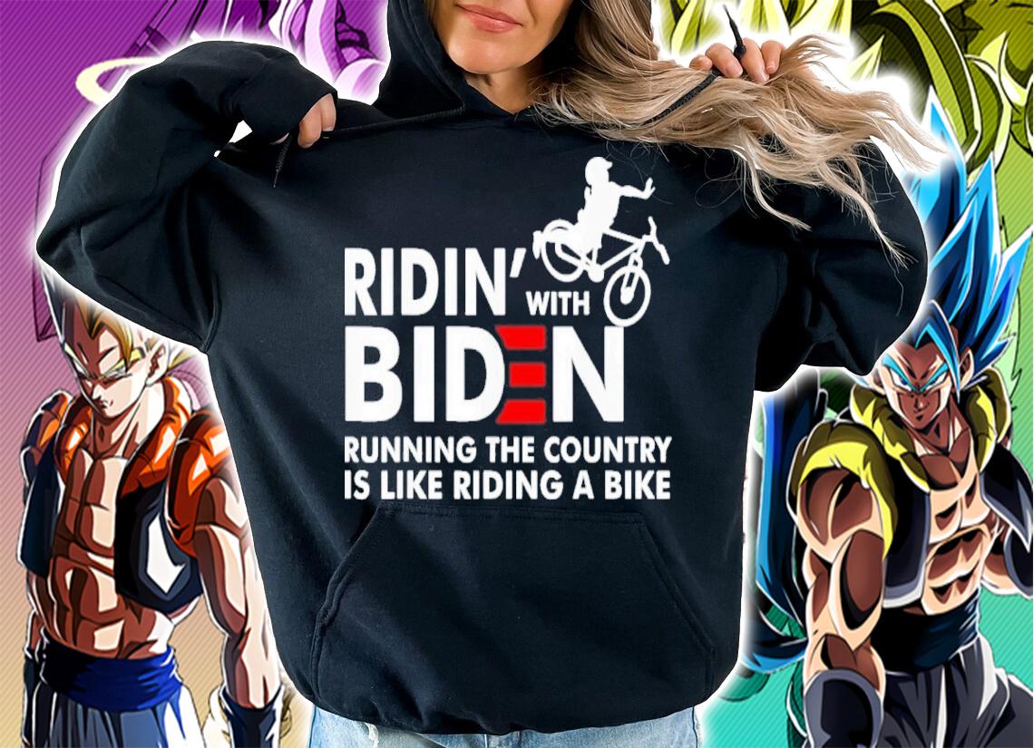 Biden Falling Off His Bicycle Riding With Biden Bike Shirt t-shirt hoodie