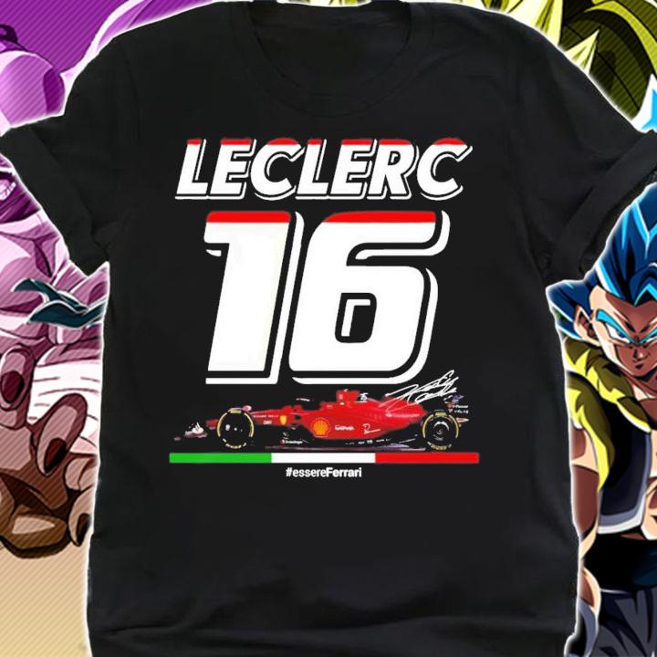 Charles Leclerc F1 Scuderia Ferrari 16 T-Shirt t-shirt shirt