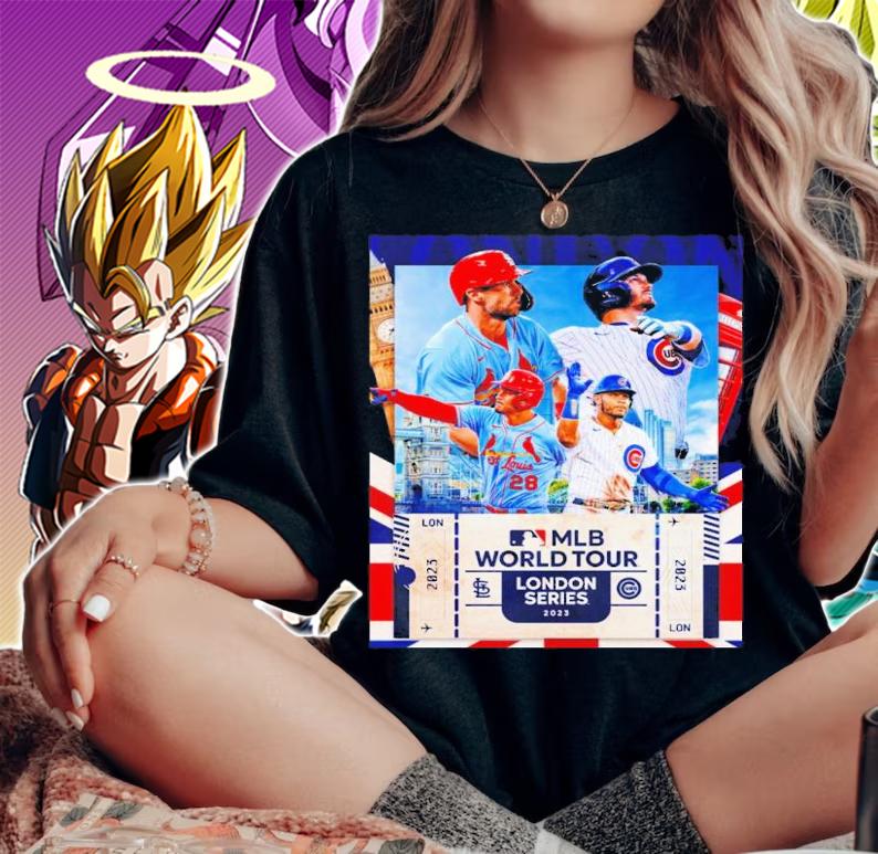 St Louis Cardinals Vs Chicago Cubs Mlb World Tour London Series 2023 Shirt t-shirt woman shirt