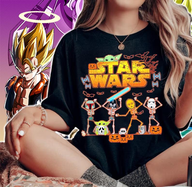Star Wars Skeleton Disney Halloween Shirt t-shirt