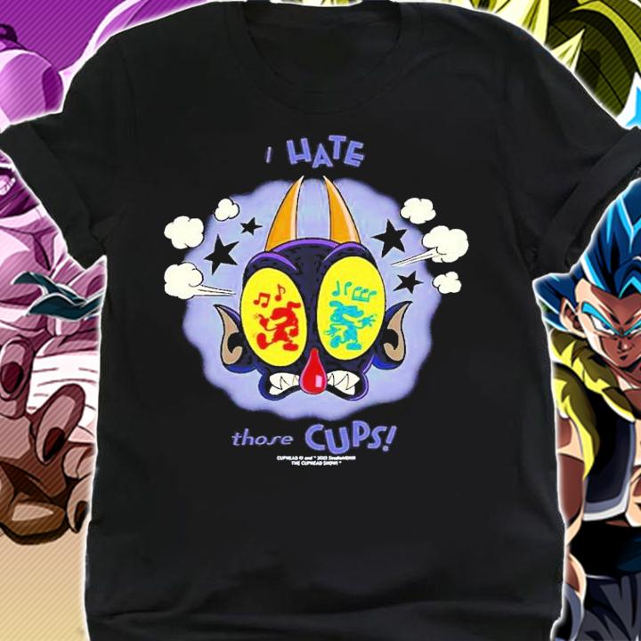 The Cuphead Show The Devil I Hate Those Cups shirt t-shirt shirt