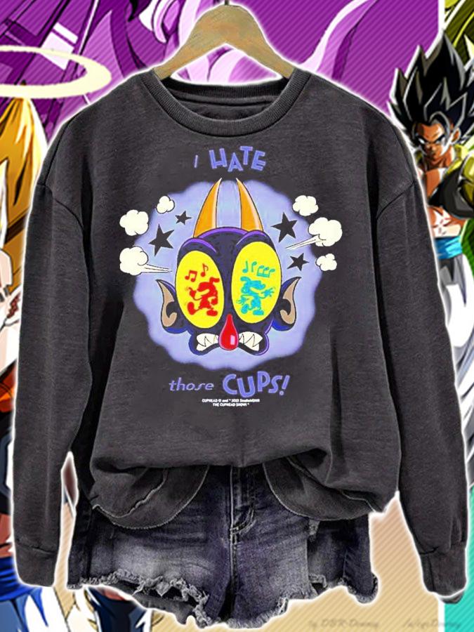 The Cuphead Show The Devil I Hate Those Cups shirt t-shirt sweatshirt