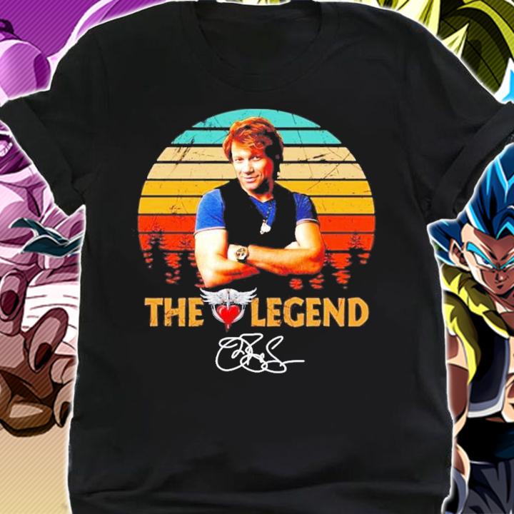 The Legend Wanted Dead Or Alive Bon Jovi Signature T-Shirt t-shirt