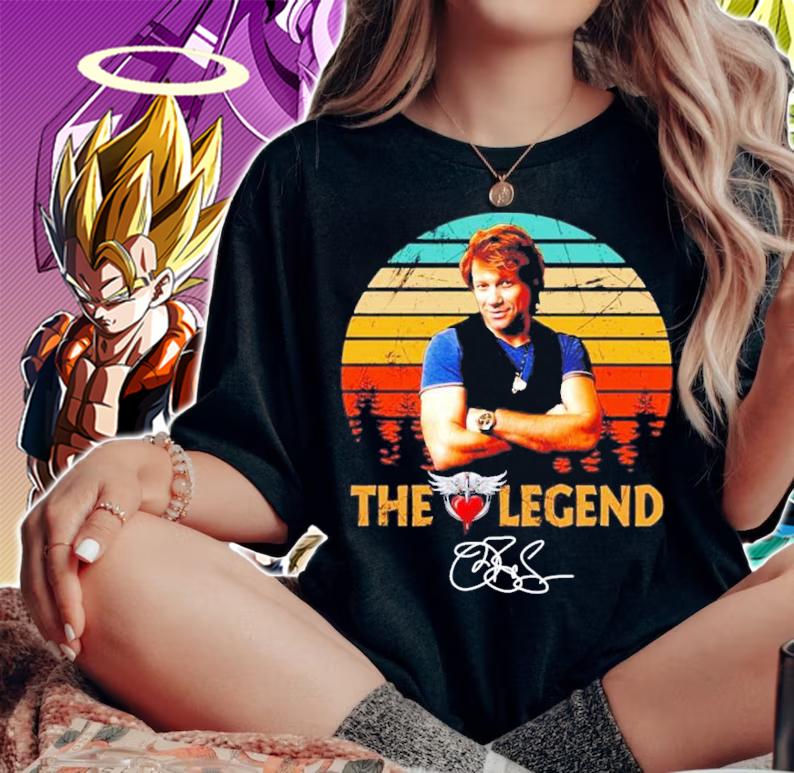 The Legend Wanted Dead Or Alive Bon Jovi Signature T-Shirt t-shirt
