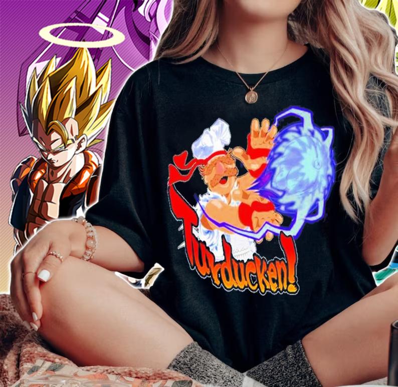 Turducken Hadouken Street Fighter Crossover Shirt t-shirt