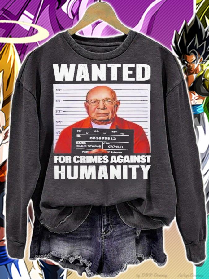 Wanted For Crimes Against Humanity Shirt t-shirt