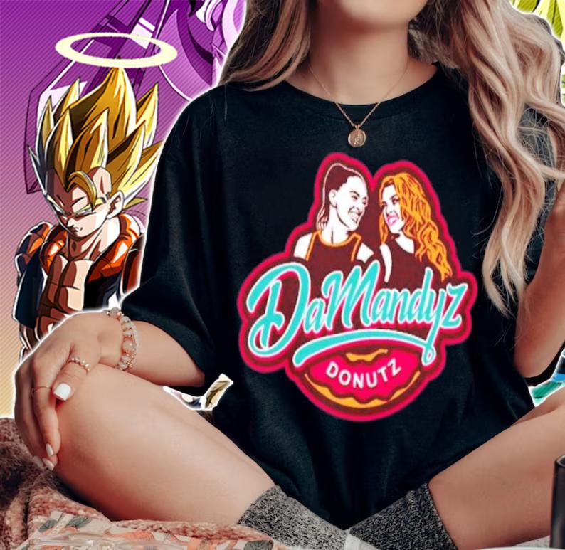 Damandyz Donutz Mandy Rose And Sonya Deville Shirt t-shirt woman shirt