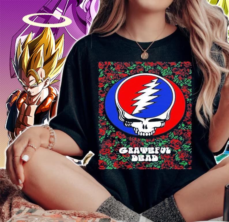 Flowering Dead Heads Grateful Dead T-Shirt t-shirt woman shirt