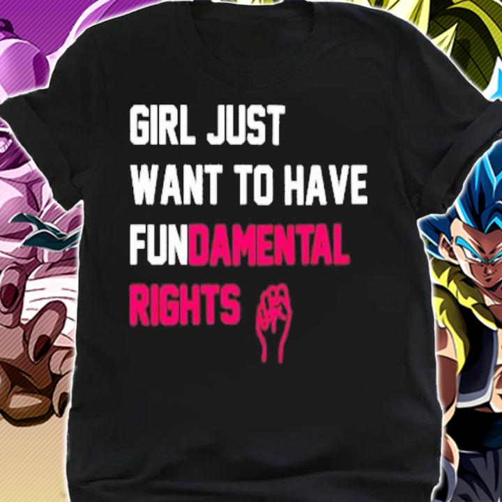 Girls Just Want To Have Fundamental Rights Rock And Roll Garage Cyndi Lauper Shirt t-shirt shirt