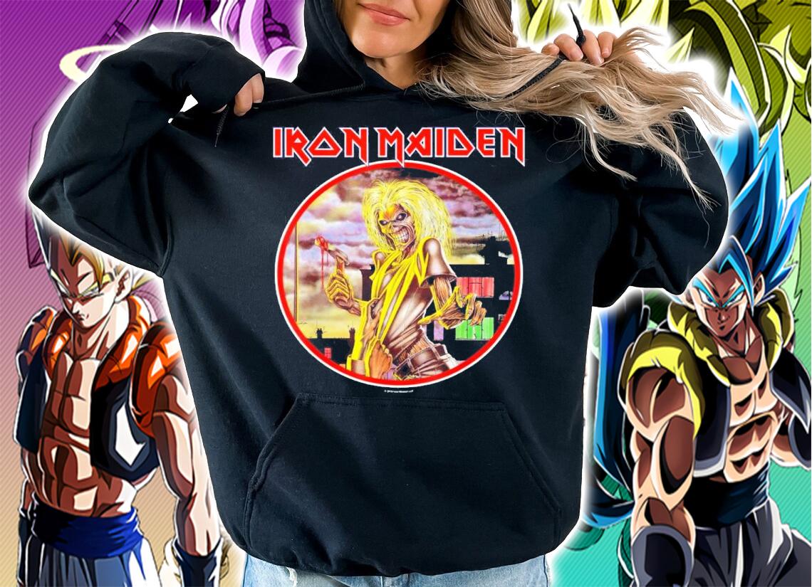 Iron Maiden Killers Head Vinyl Shirt t-shirt hoodie